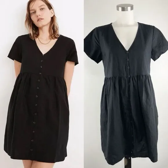 chinese dress ladies Linen Midi Dress coffee